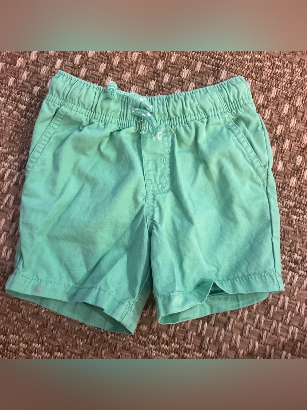 Cat & Jack Mint Green Elastic Waist Shorts